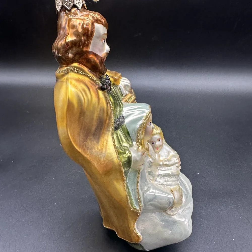 KURT ADLER POLONAISE VATICAN HOLY‎ FAMILY ORNAMENT AP898 6.5